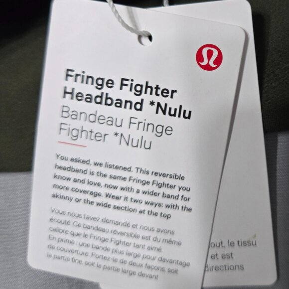 Lululemon Fringe Fighter Headband Nulu - Picture 3 of 5